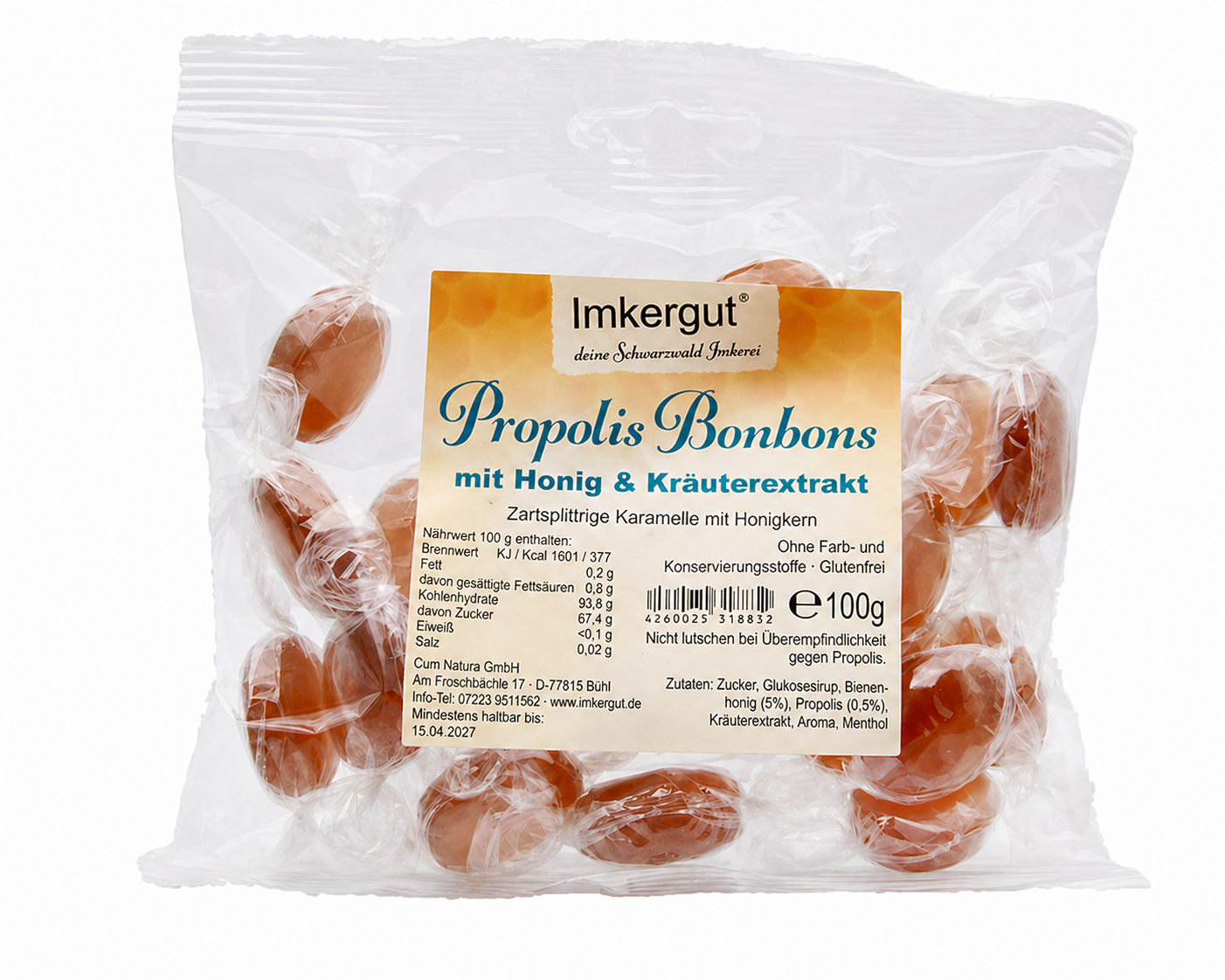 Honey propolis sweets 100g