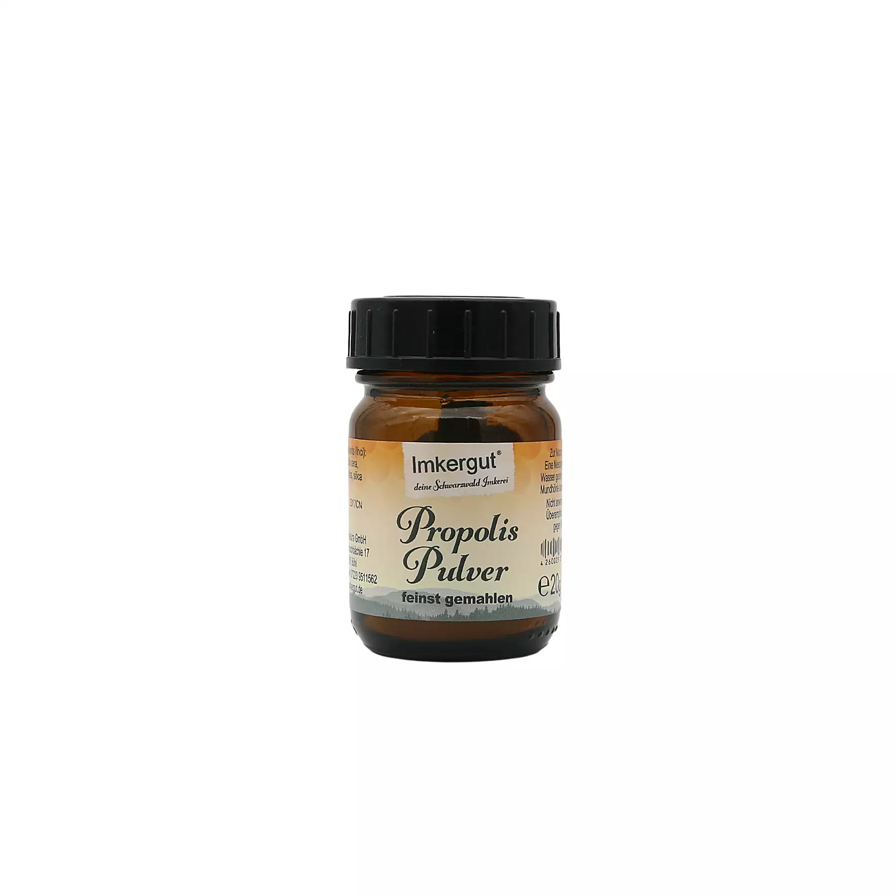 Propolis Pulver Vorderseite 