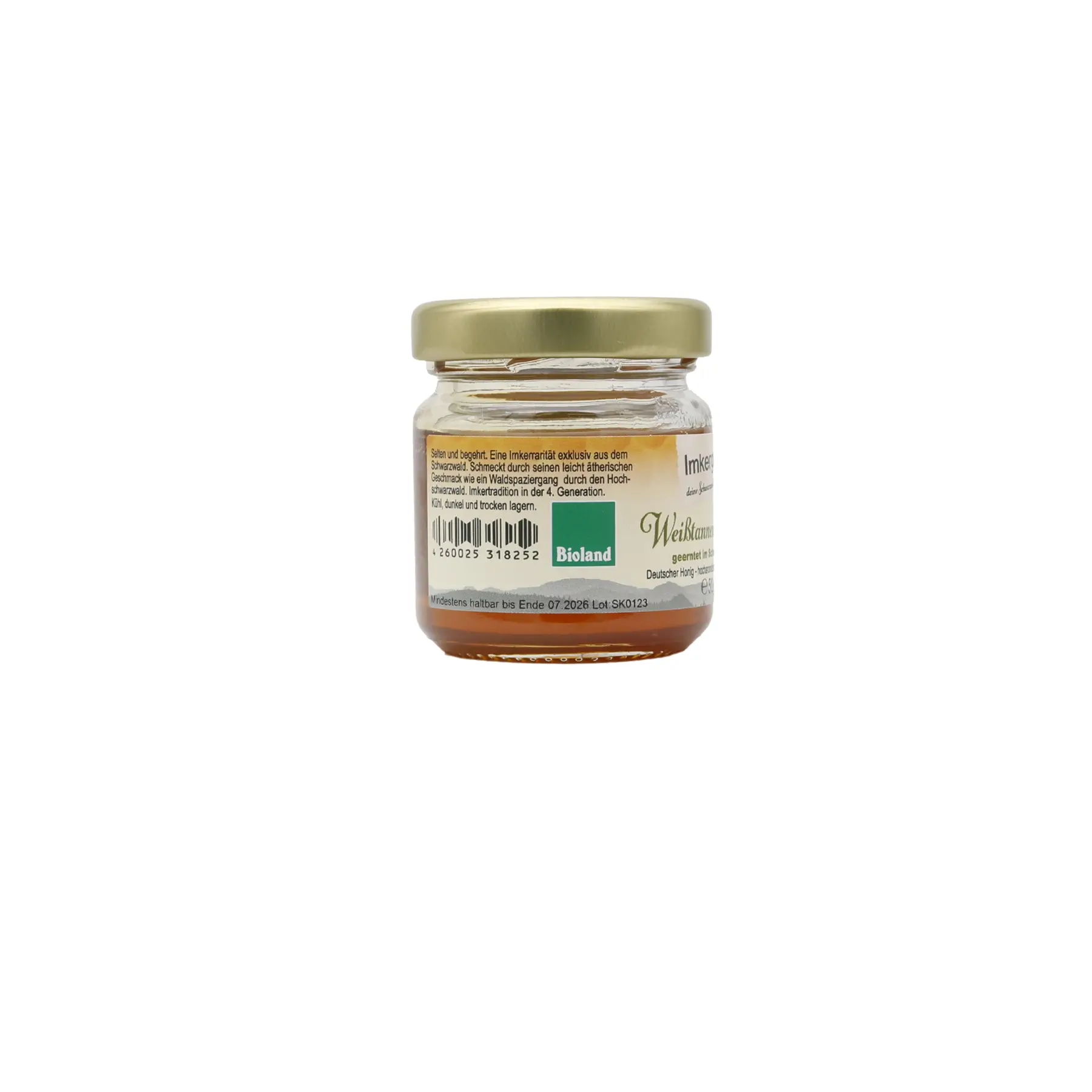 Weißtannenhonig links 50g