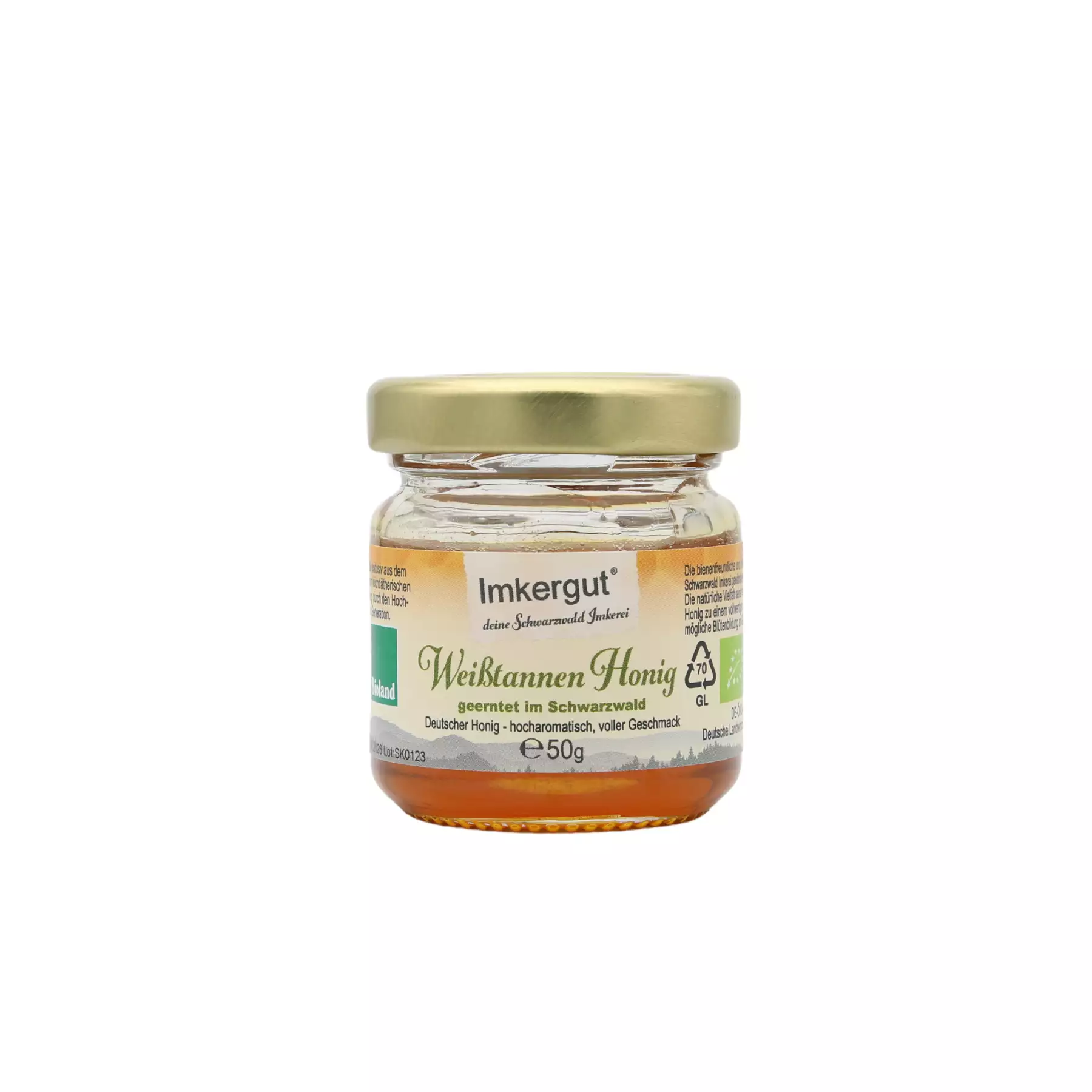 Weißtannenhonig frontal 50g
