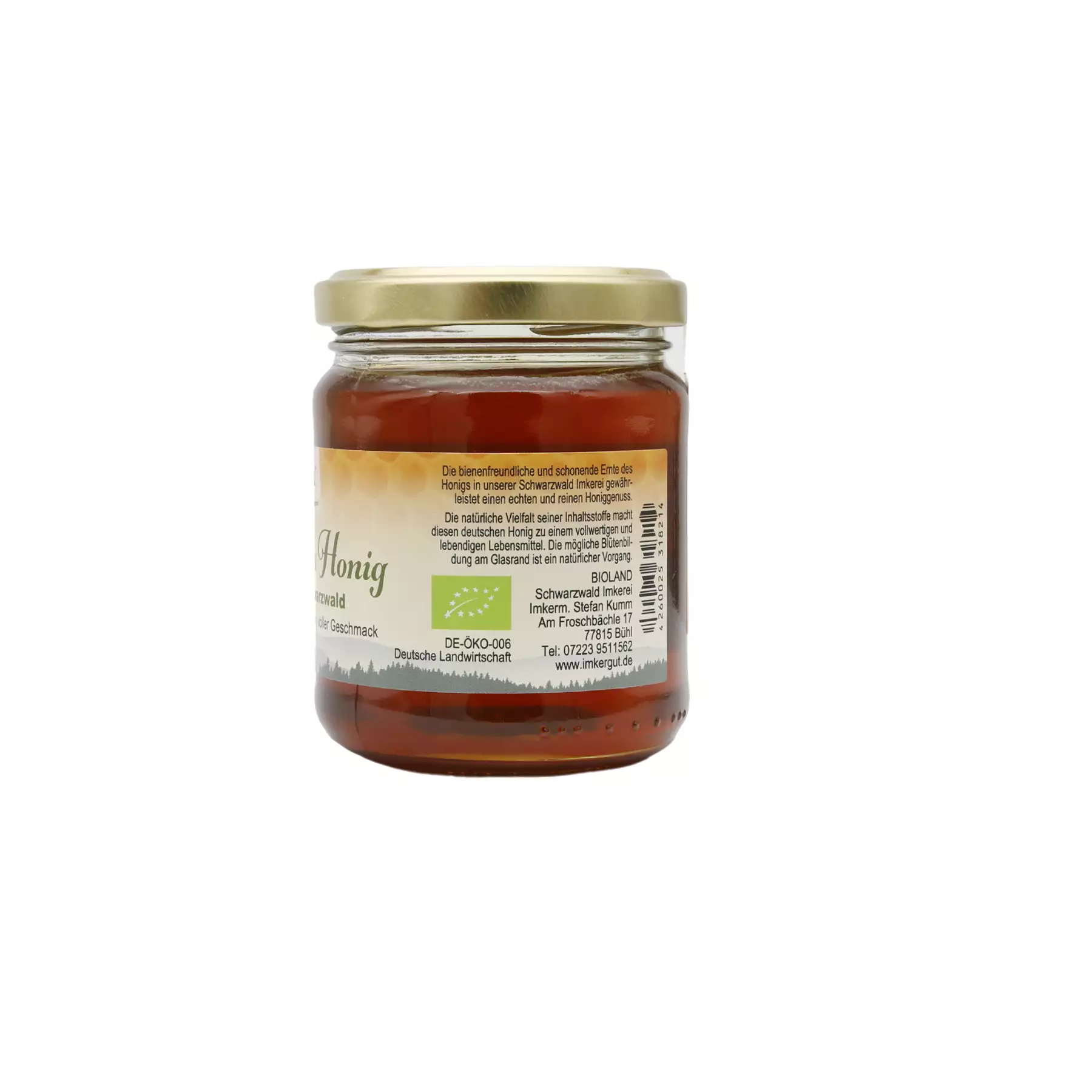 Weißtannen Honig von der Seite