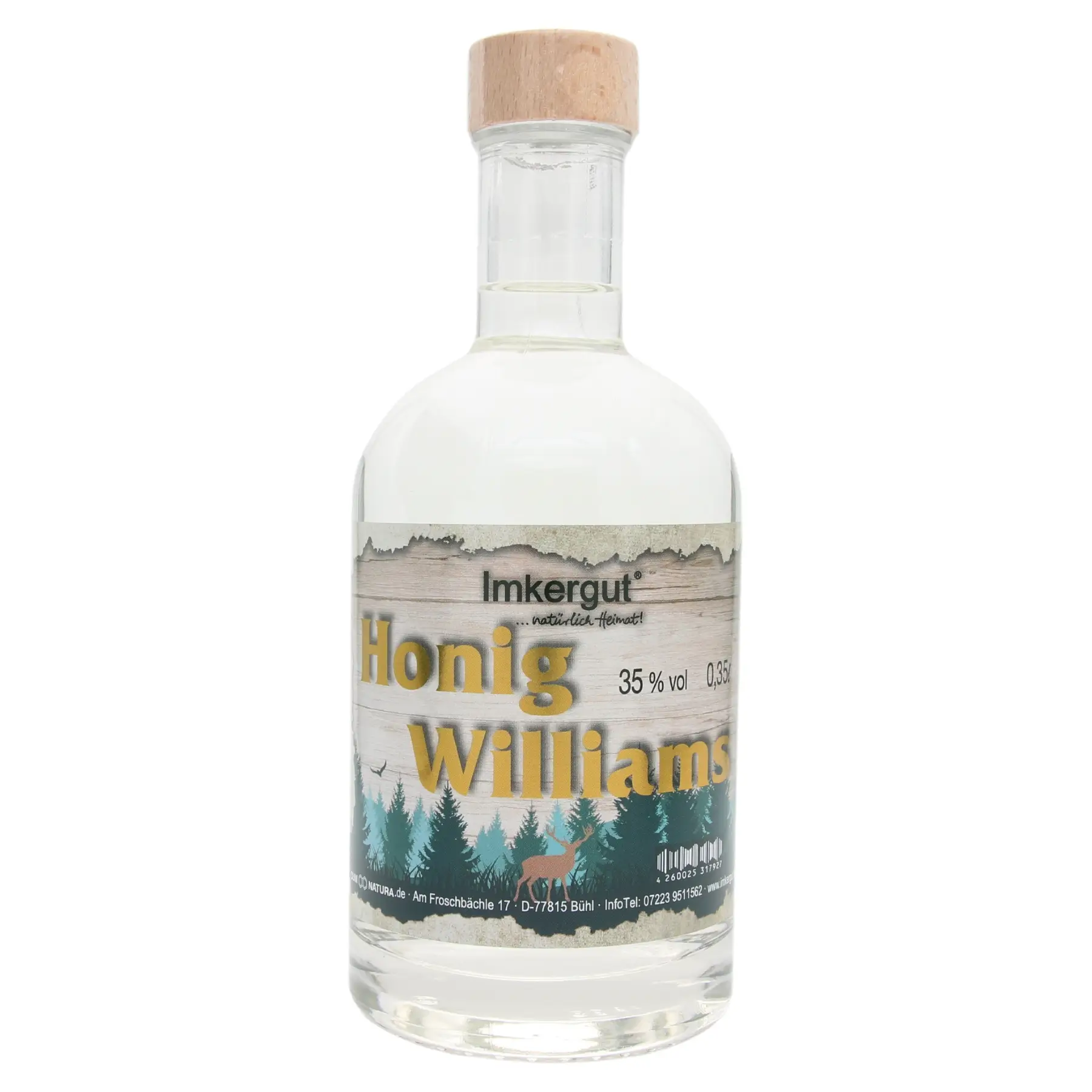 Honig Williams 0,35 l Flasche
