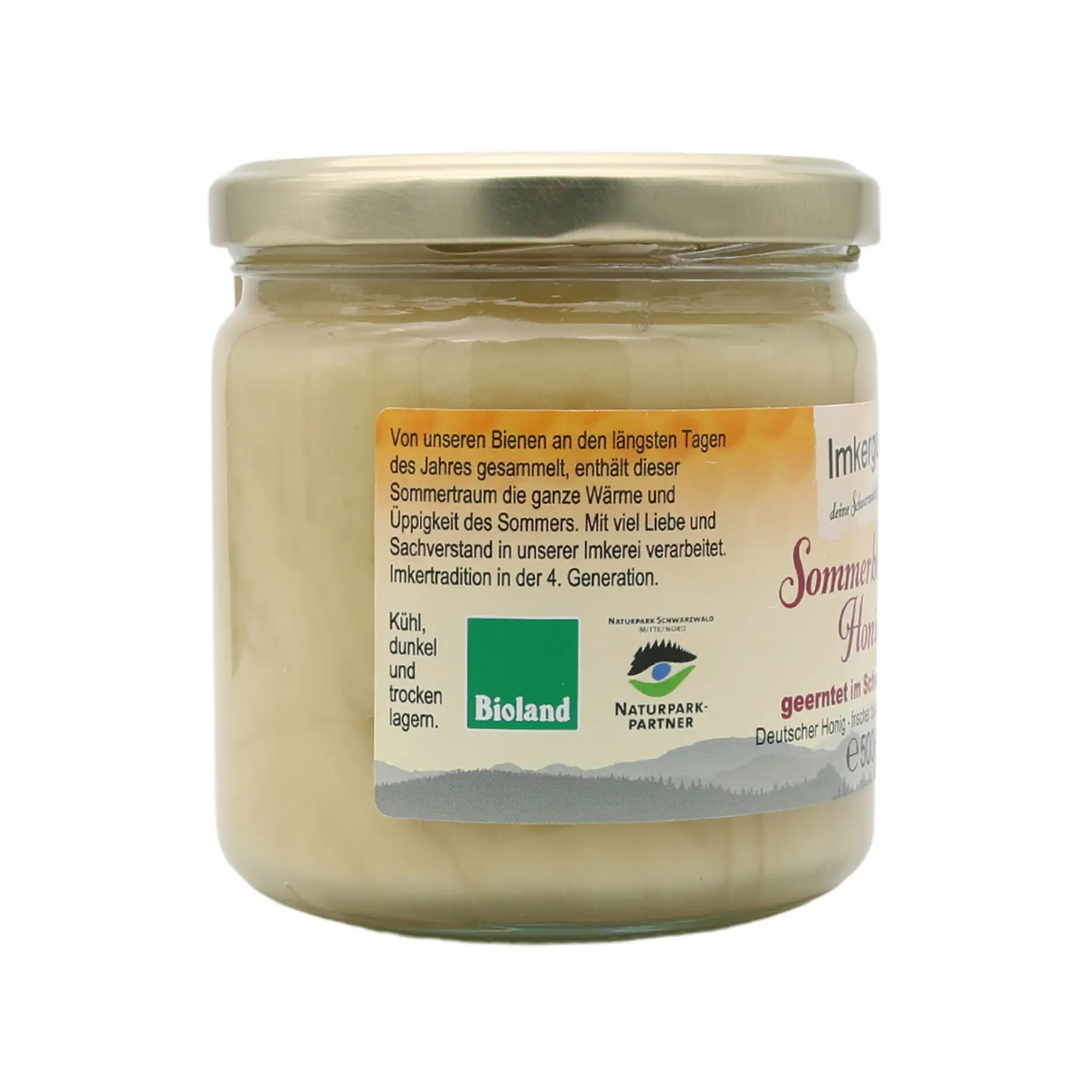 Sommerblüten Honig 500 g links