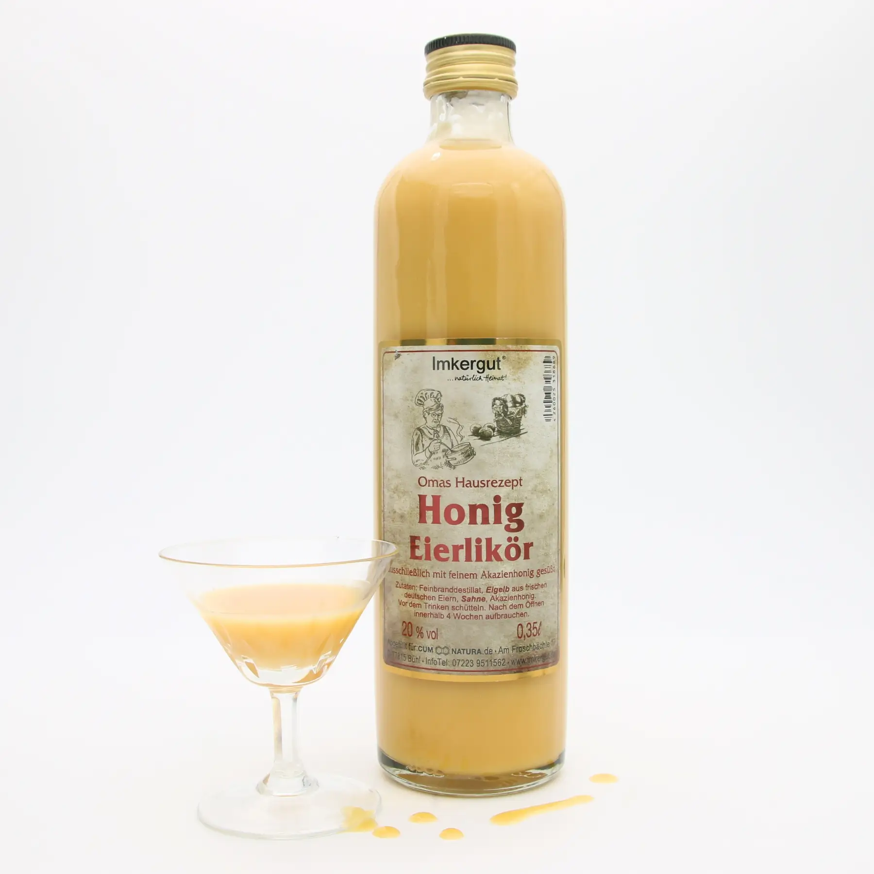 Honig Eierlikör 350 ml Flasche