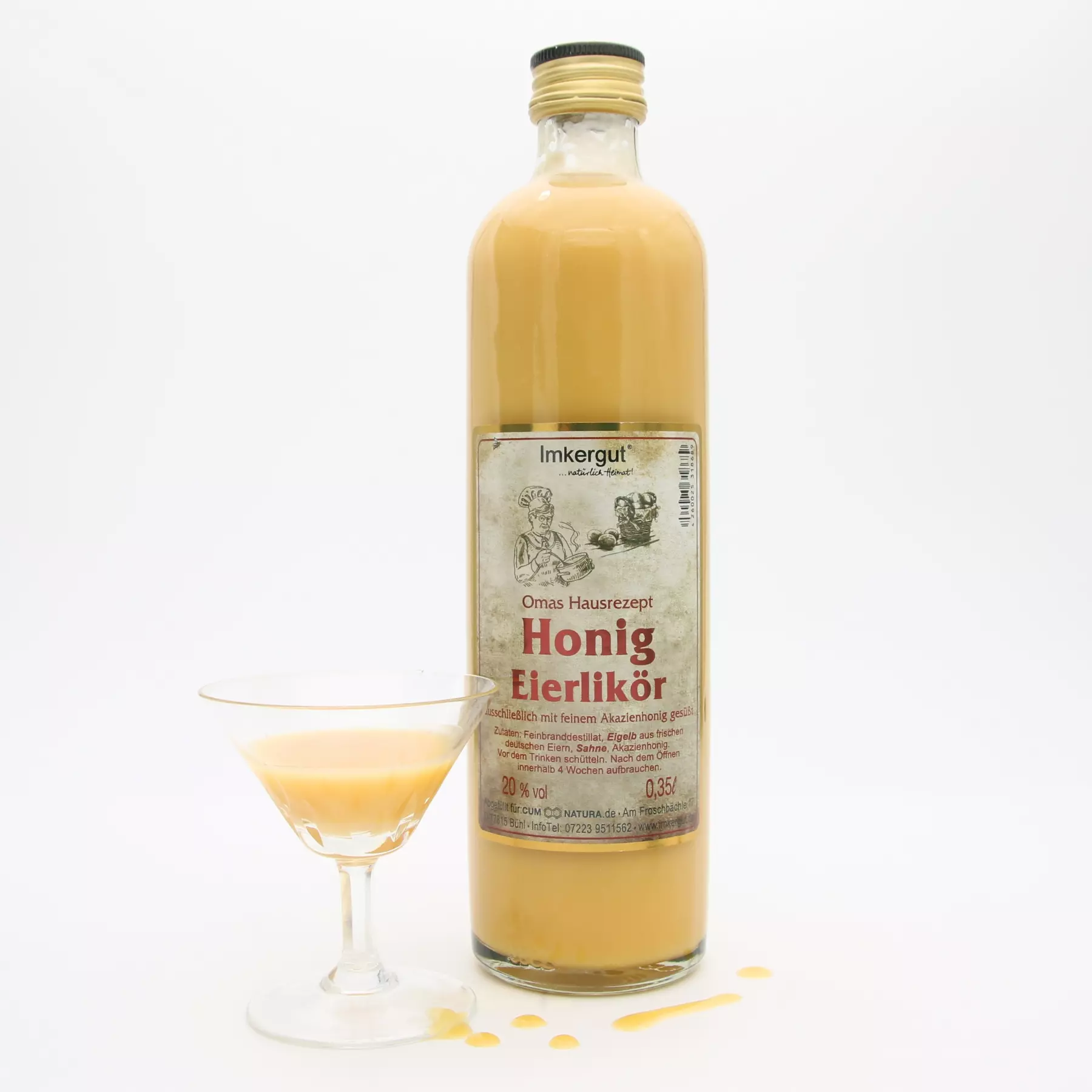 Honig Eierlikör 350 ml Flasche