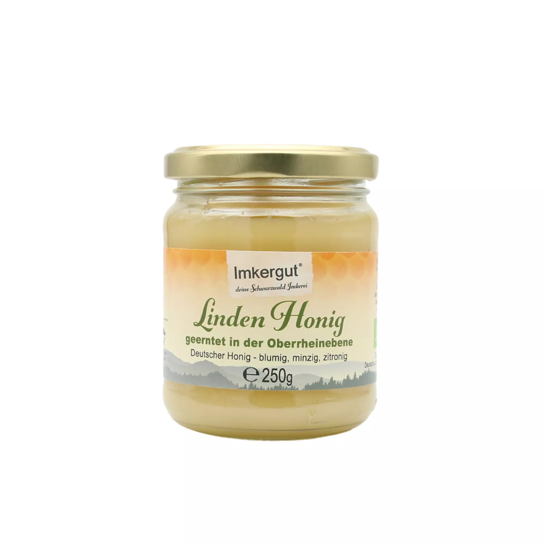 Linden Honig 250 g Vorderseite