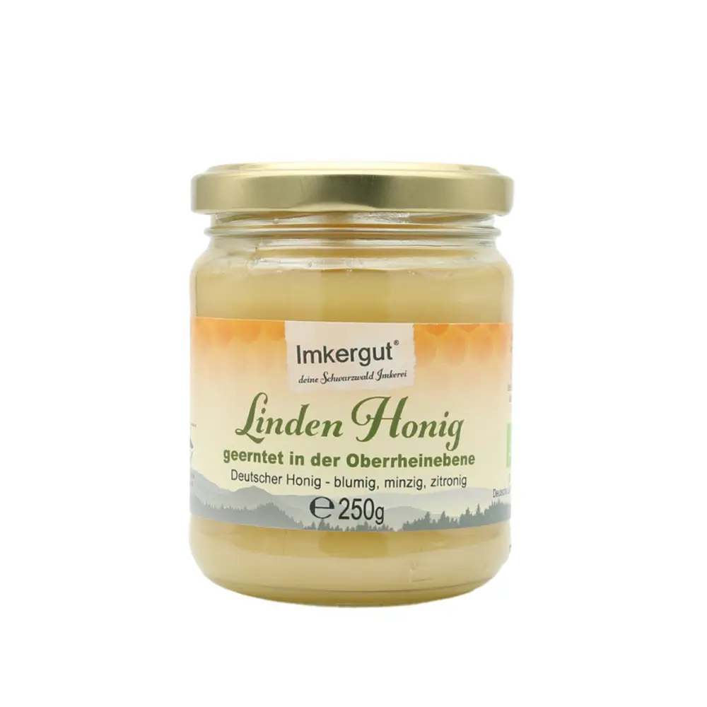 Linden Honig 250 g Vorderseite
