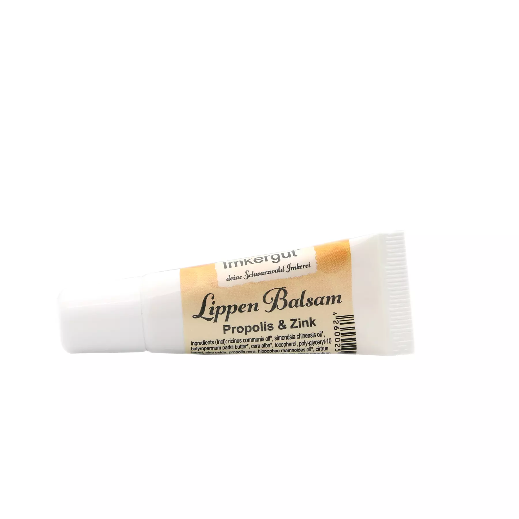 Lippen Balsam Tube mit neuem Etikett