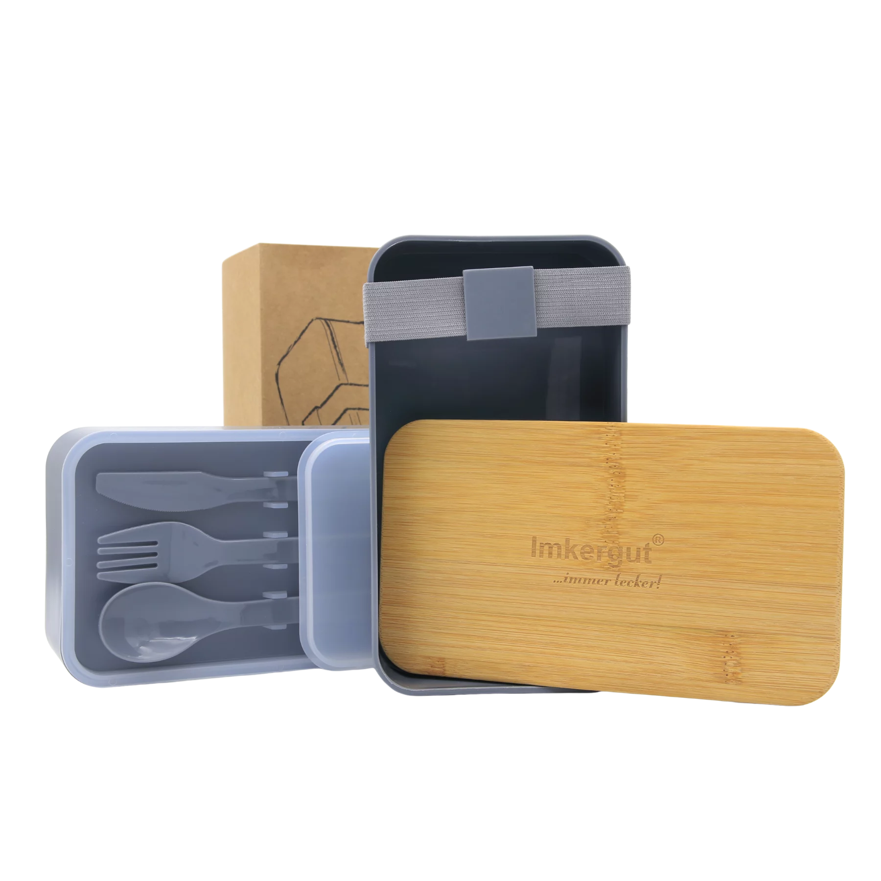 Bento Vesperbox Imkergut mit Besteck