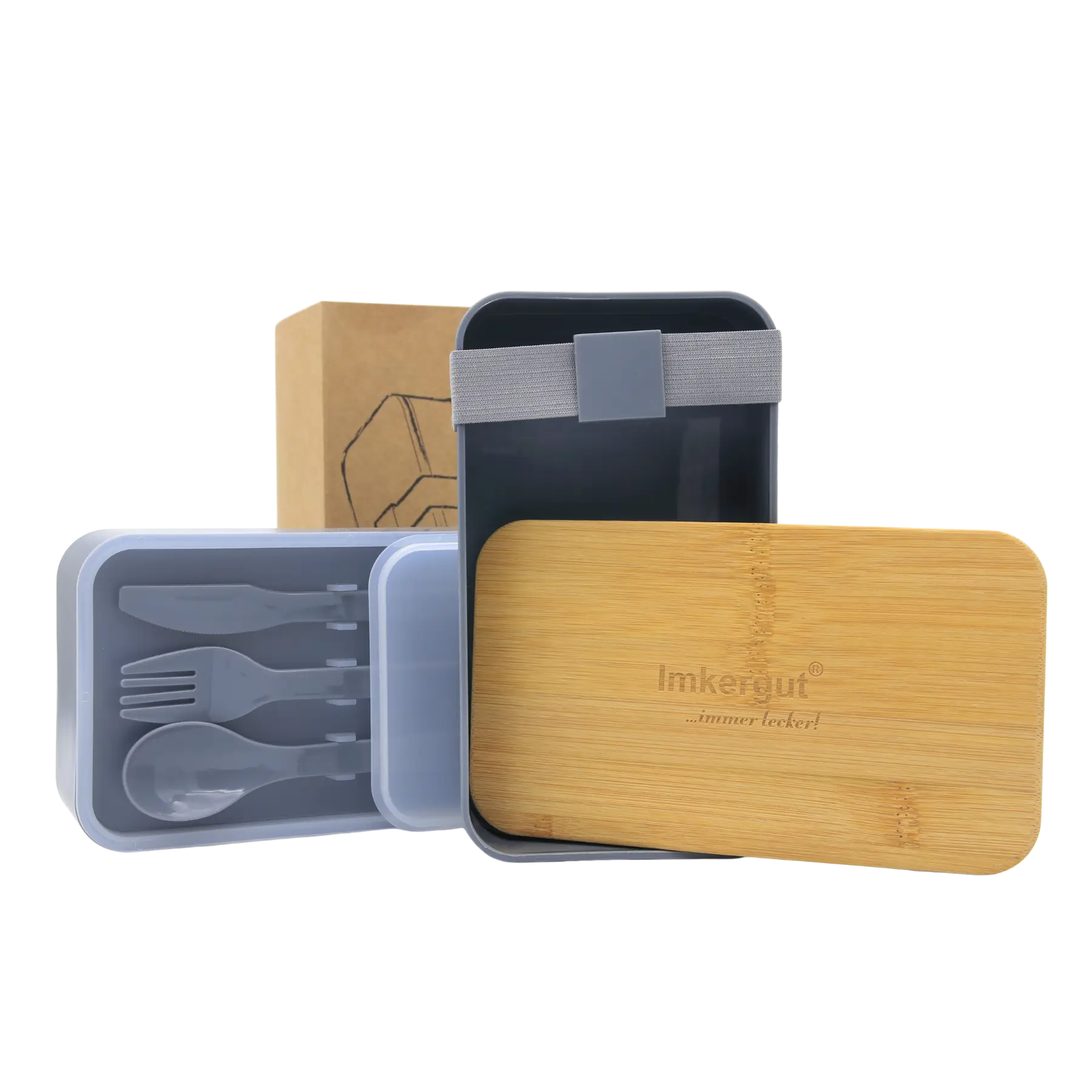 Bento Vesperbox Imkergut mit Besteck