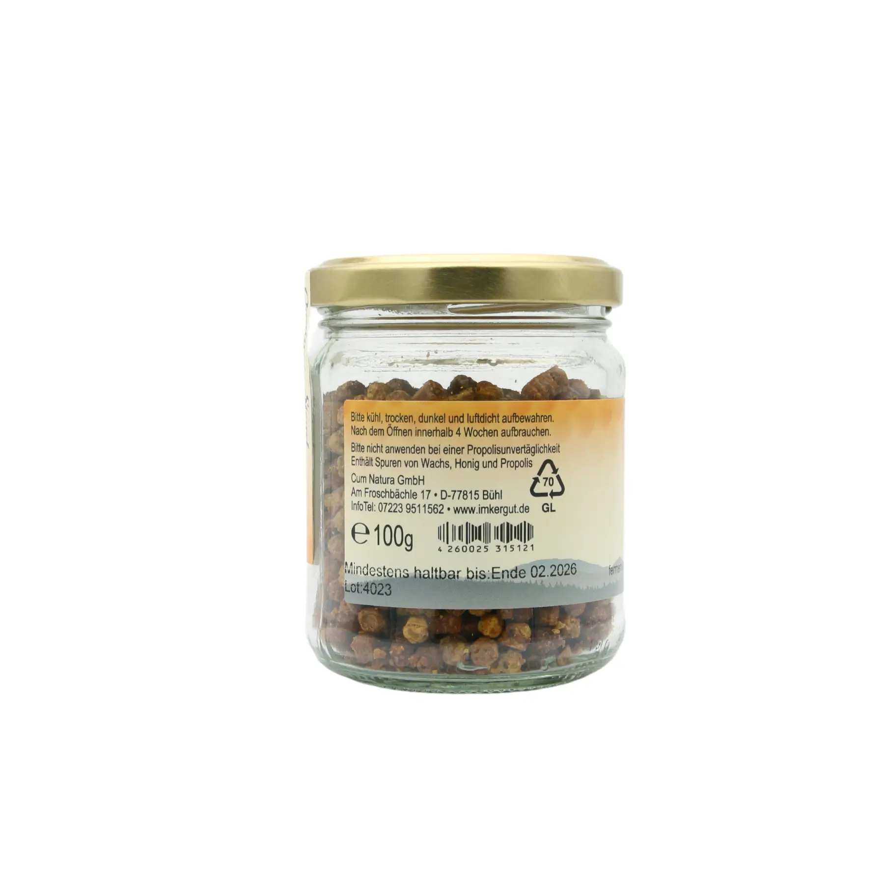 Perga Bienenbrot 100 g links