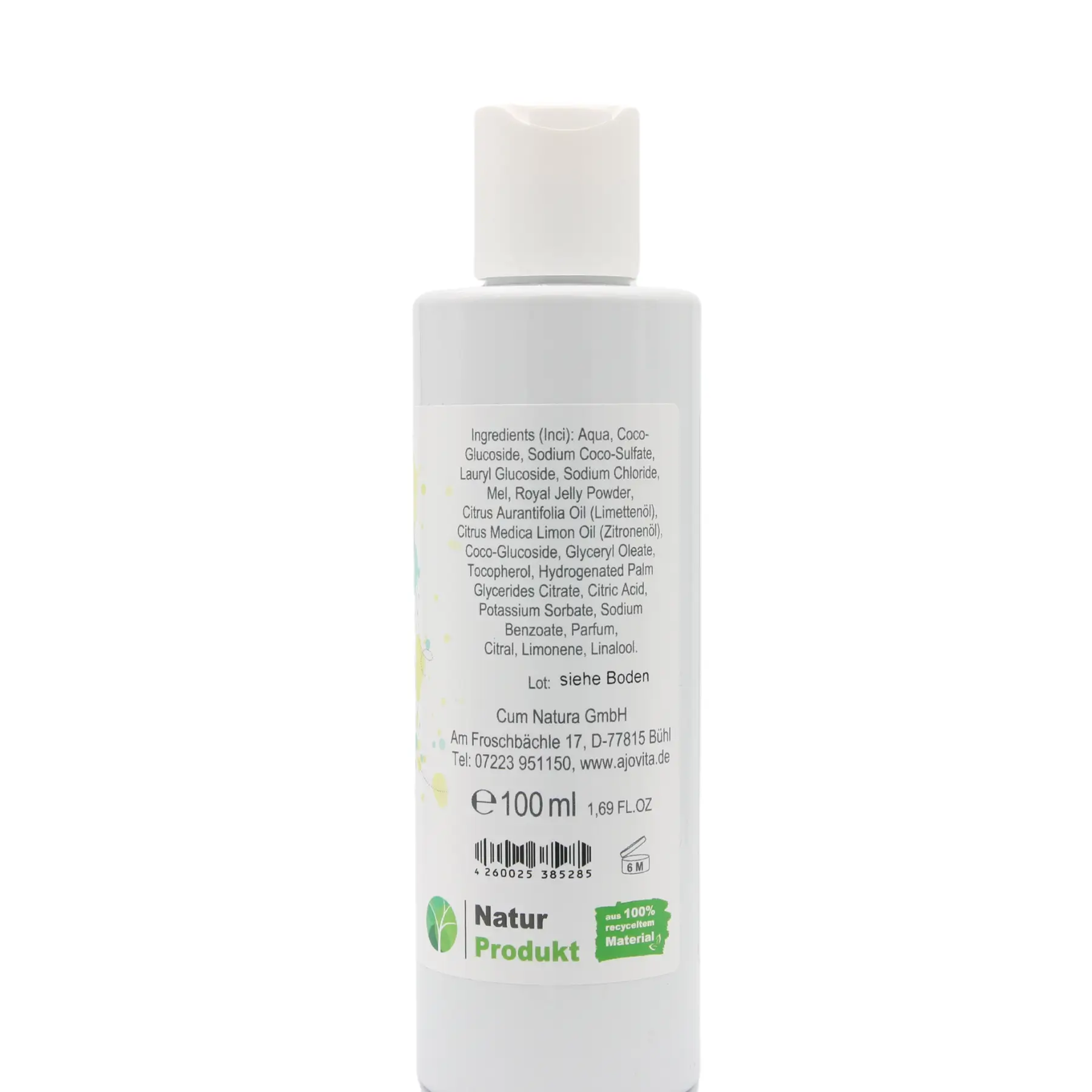 ajovita propolis Shampoo von hinten