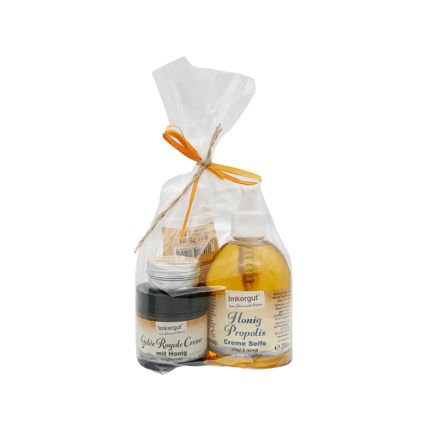 Gelee Royale Creme, Lippenbalm, Honig Propolis Creme Seife, Propolis Handcreme verpackt
