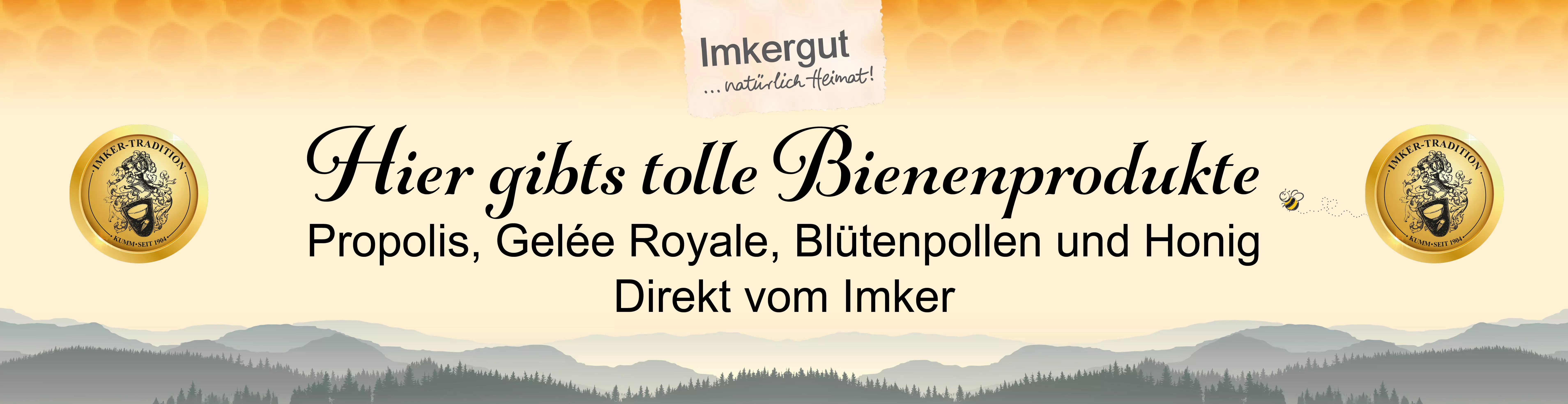 PVC- Werbebanner Imkergut