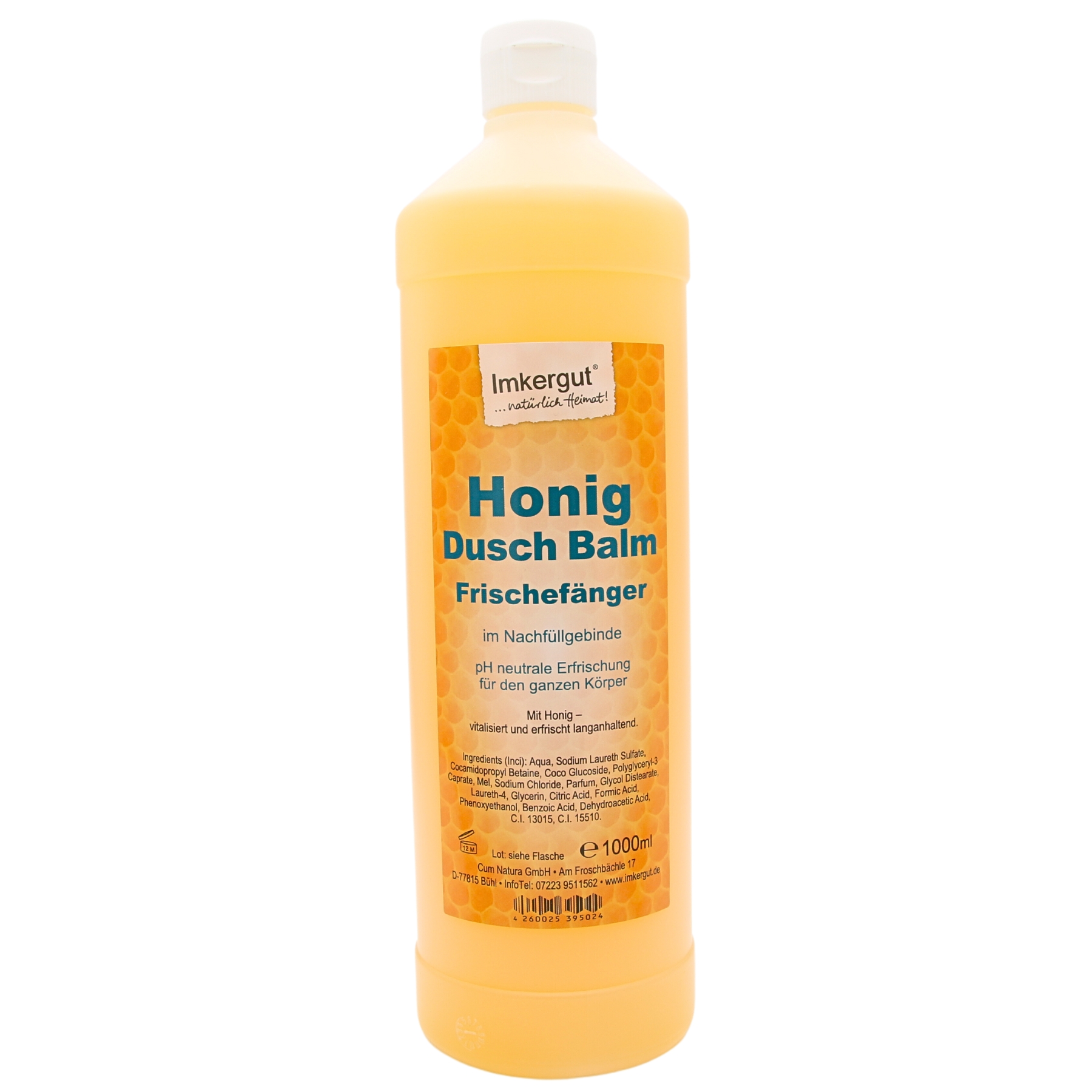 Honig Duschgel 1l Nachfüllflasche