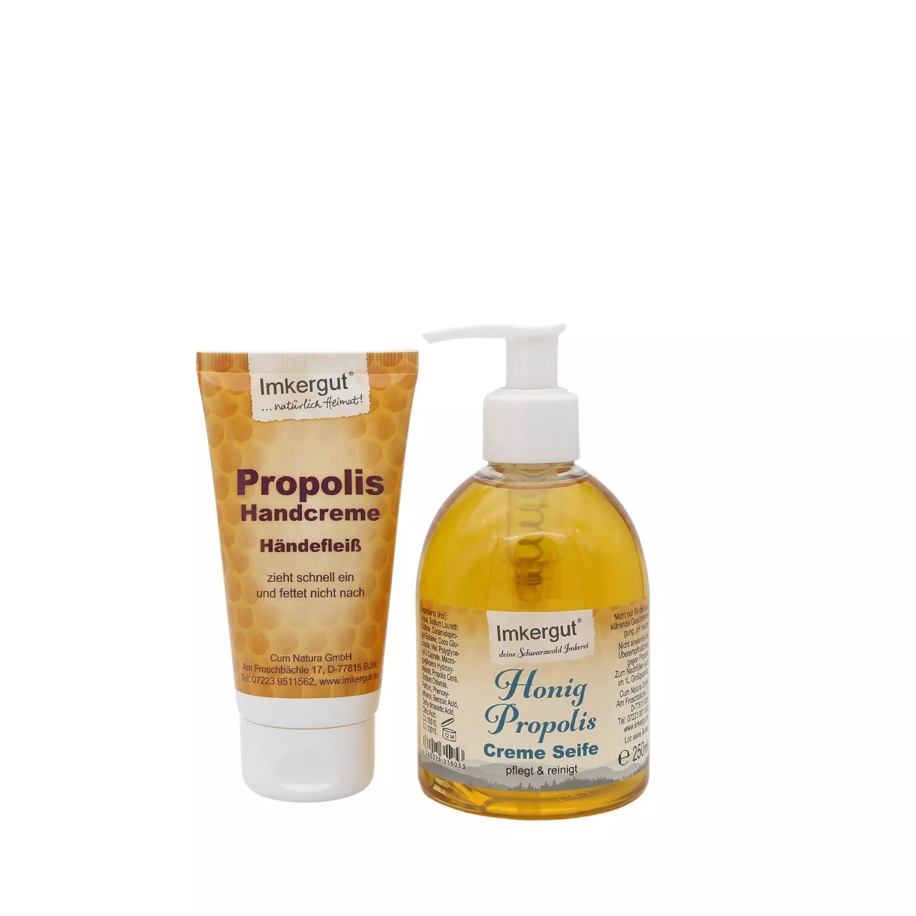 Propolis Handcreme mit Honig Propolis Creme Seife 