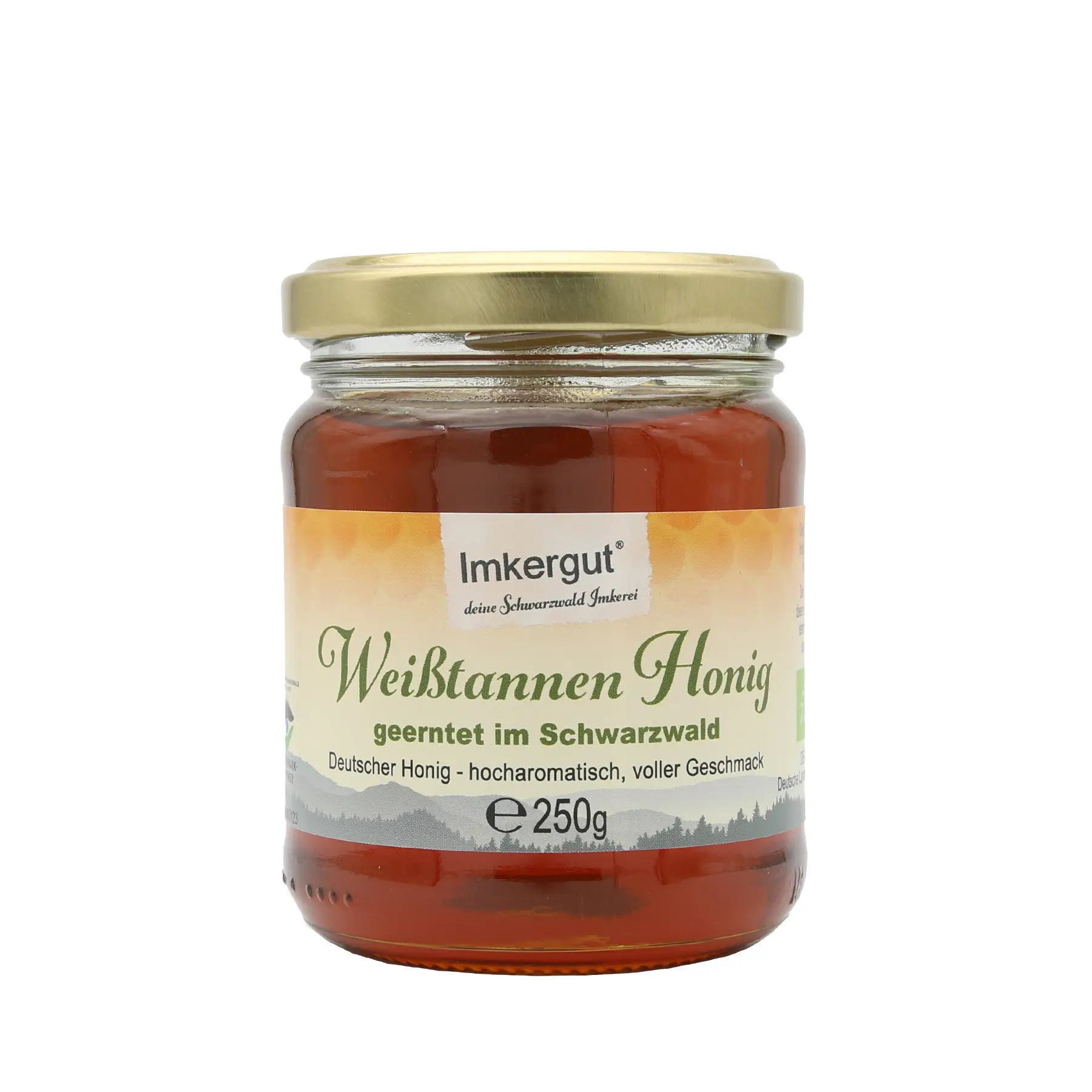 Weißtannen Honig 250 g mit neuem Etikett