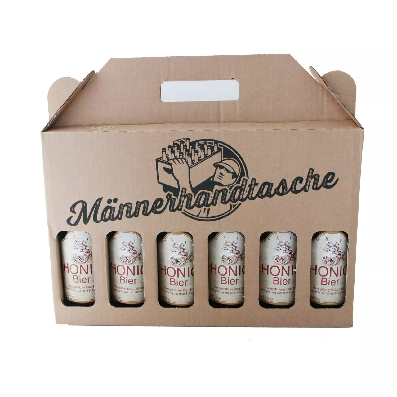 Männerhandtasche für 0,33l Bierflasche