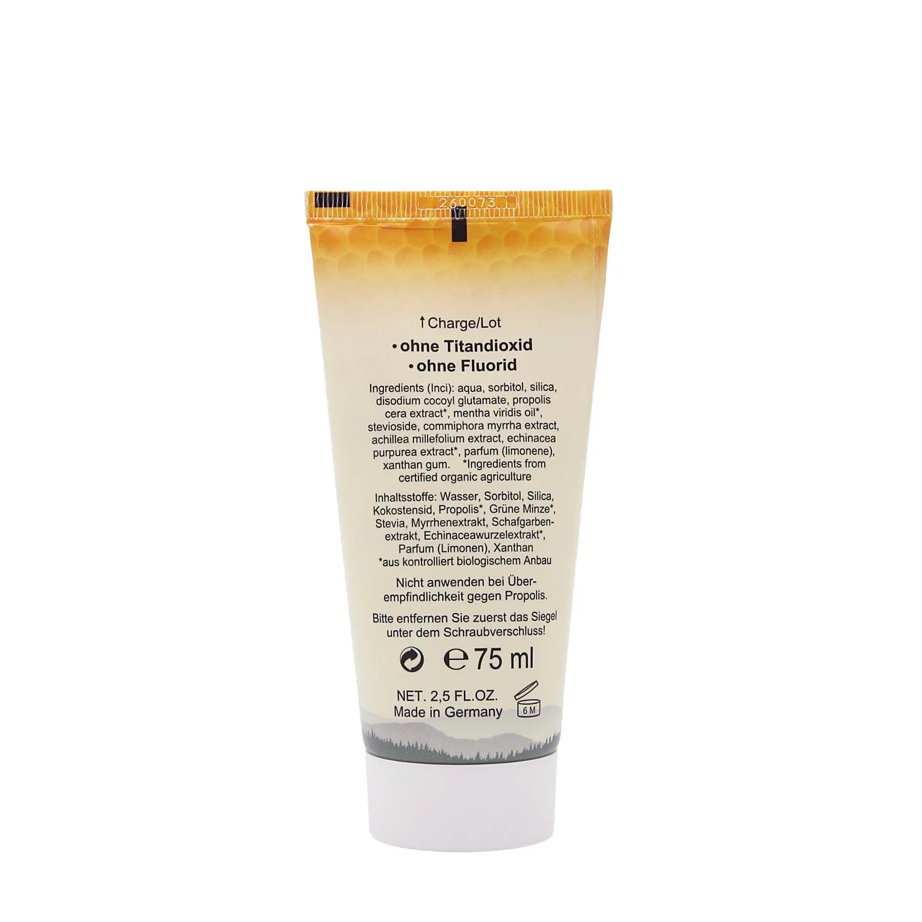 Propodent Zahncreme Rückseite 