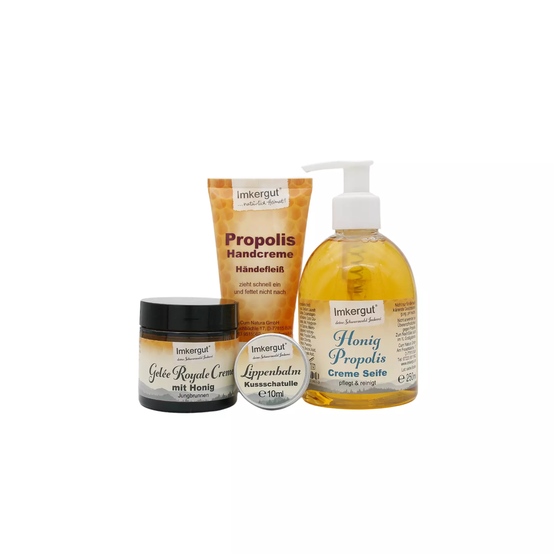 Gelee Royale Creme, Lippenbalm, Honig Propolis Creme Seife, Propolis Handcreme