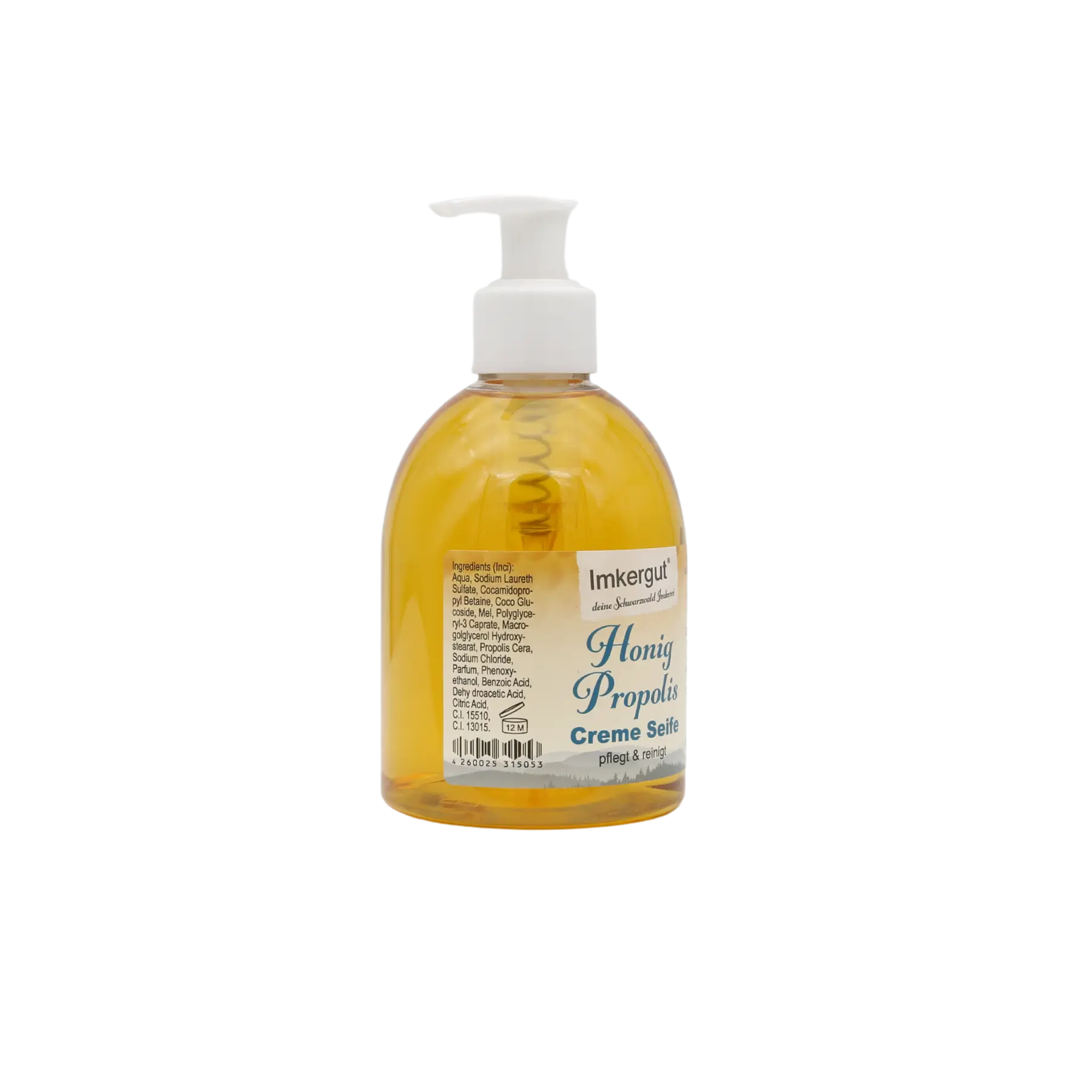Honig Propolis Creme Seife links seitlich