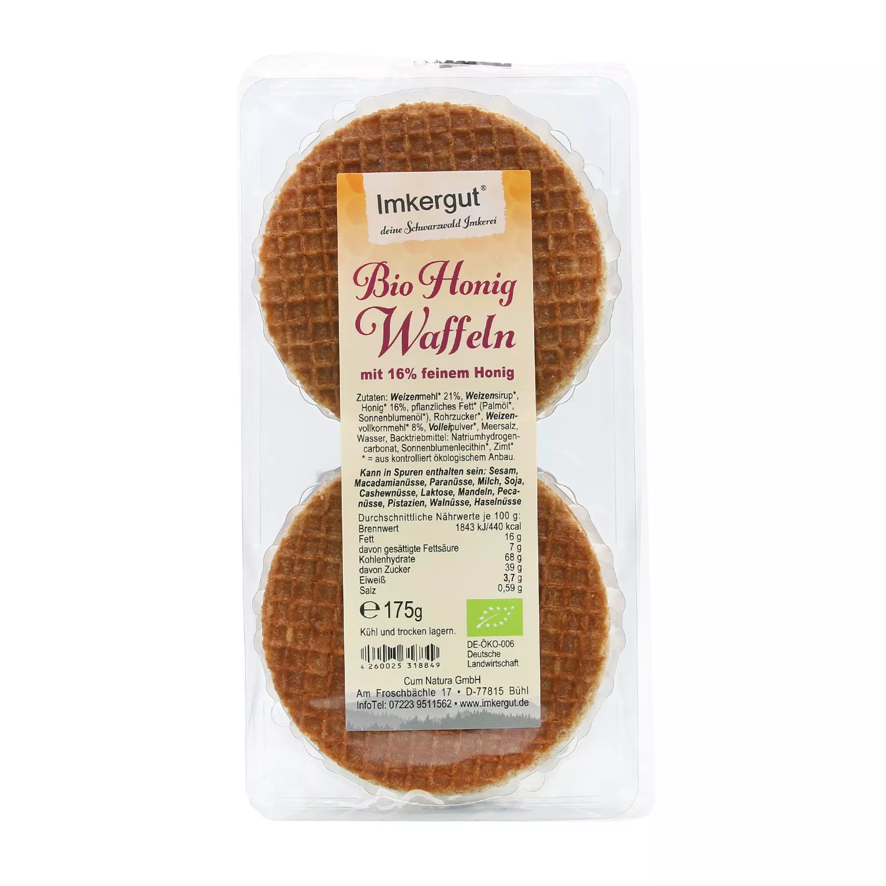 Bio Honig Waffeln 