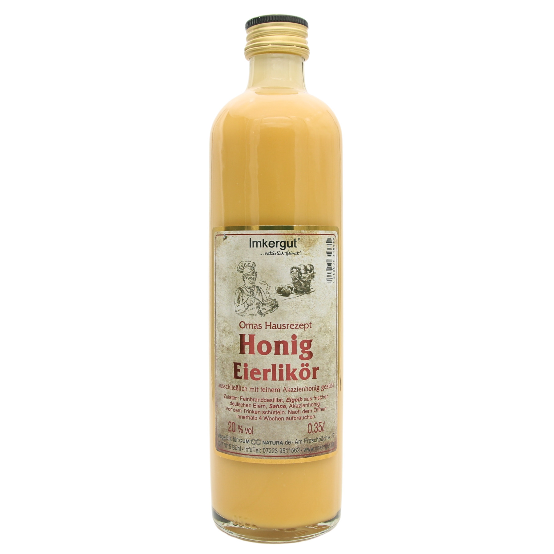 Honig Eierlikör 350 ml Flasche