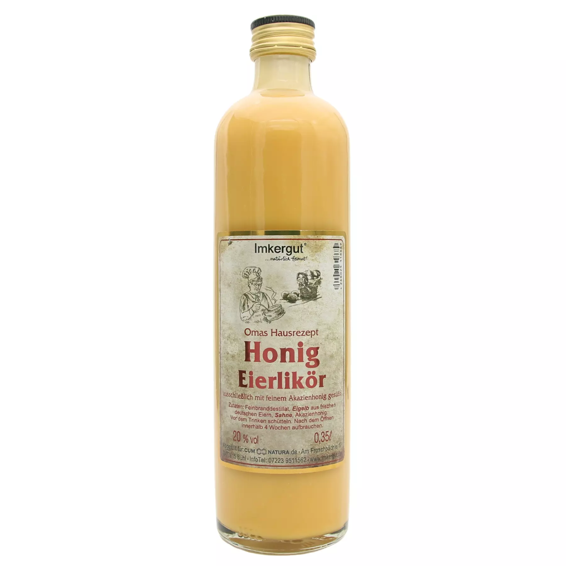 Honig Eierlikör 350 ml Flasche