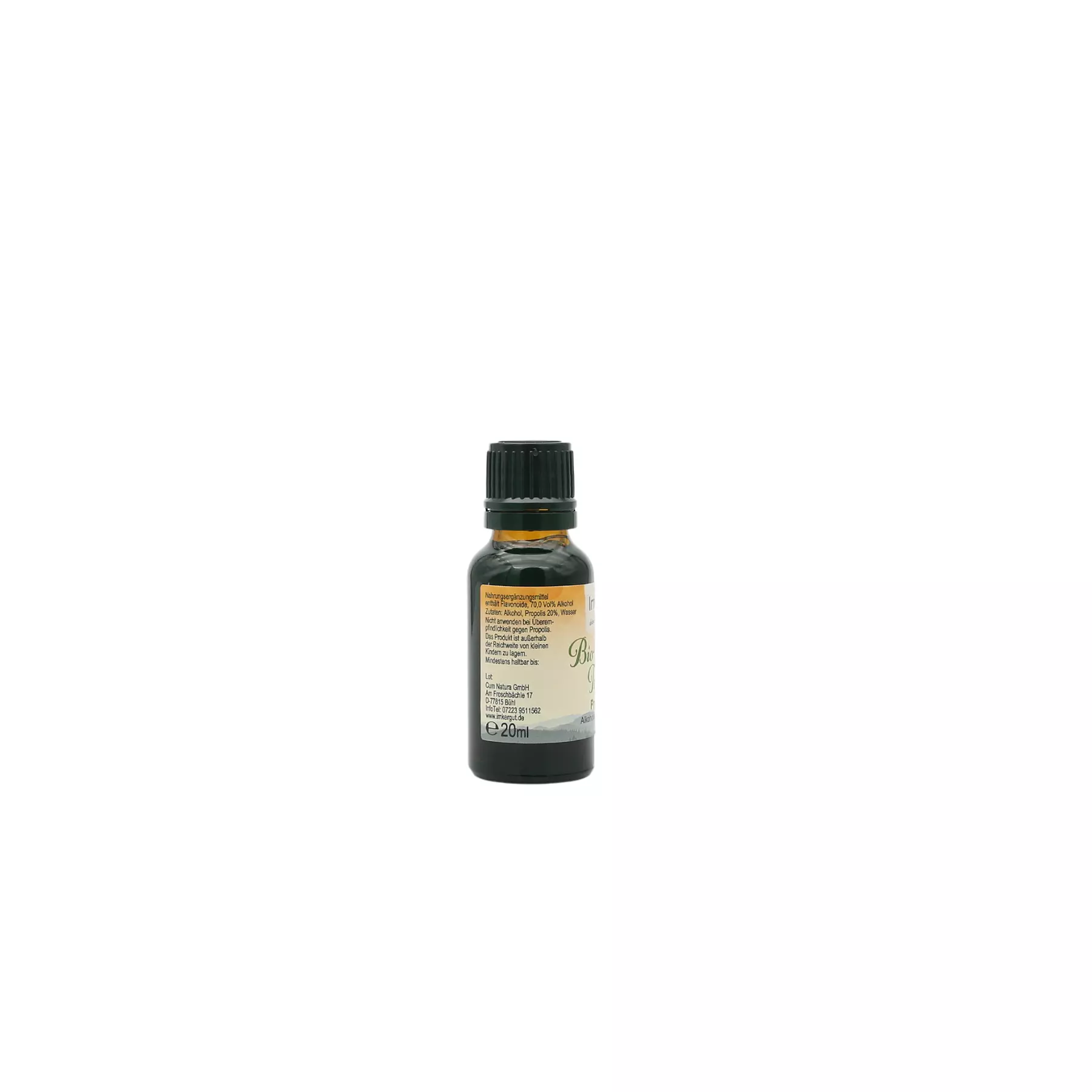 Bio Propolis Tinktur von der linken seite