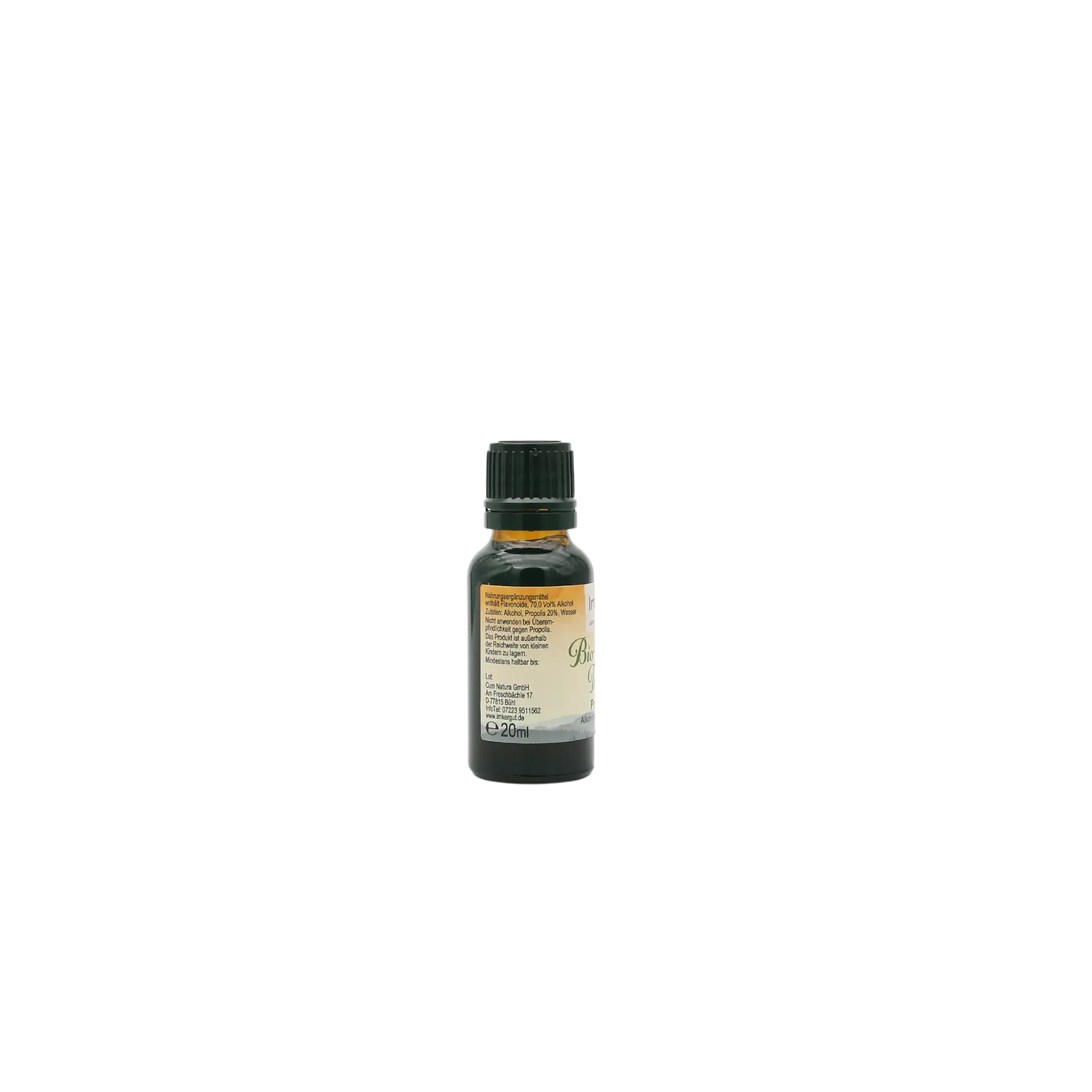 Bio Propolis Tinktur von der linken seite
