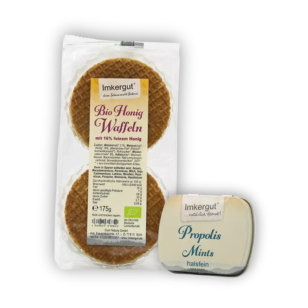 Propolis Mints und Waffeln